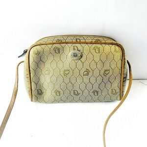 Christian Dioe Leather Shoulder Bag